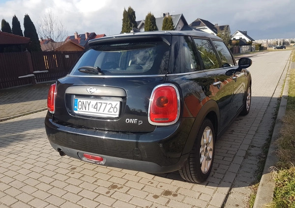 MINI ONE cena 54900 przebieg: 94000, rok produkcji 2017 z Nysa małe 529